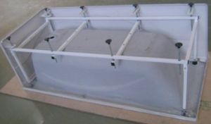 установка акриловой ванны